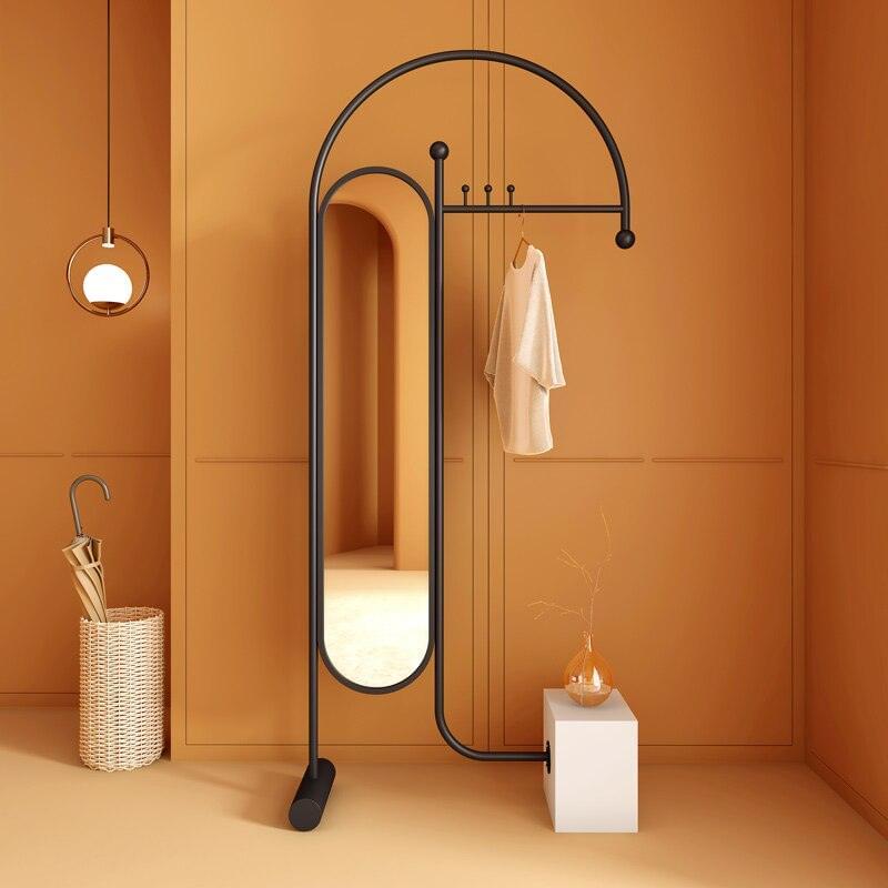 Blinque Cloth Hanging Stand With Mirror