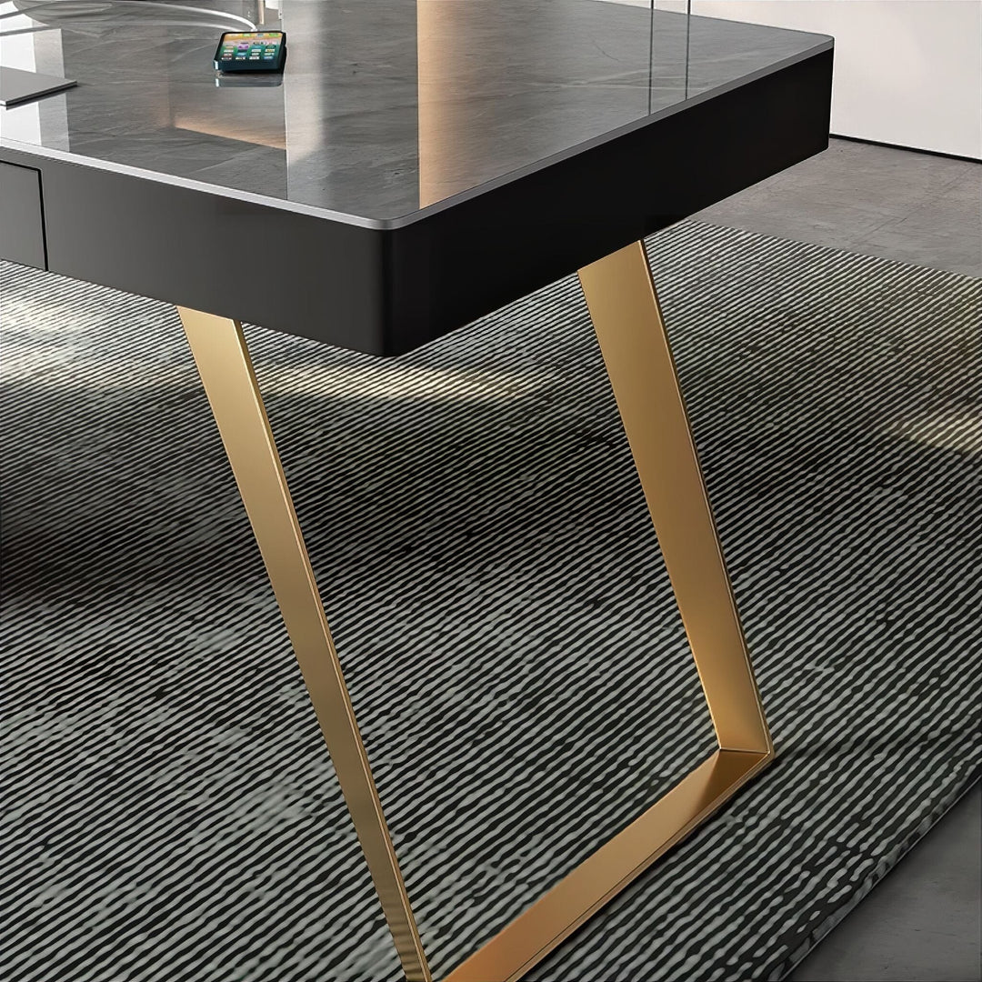 Modern Office Table With 5 Drawers