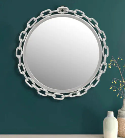 Silver wall Mirror