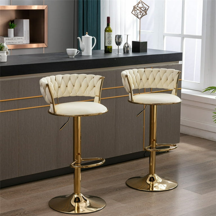 Revolving Bar Chairs (set of 2) – PC HOME DECOR