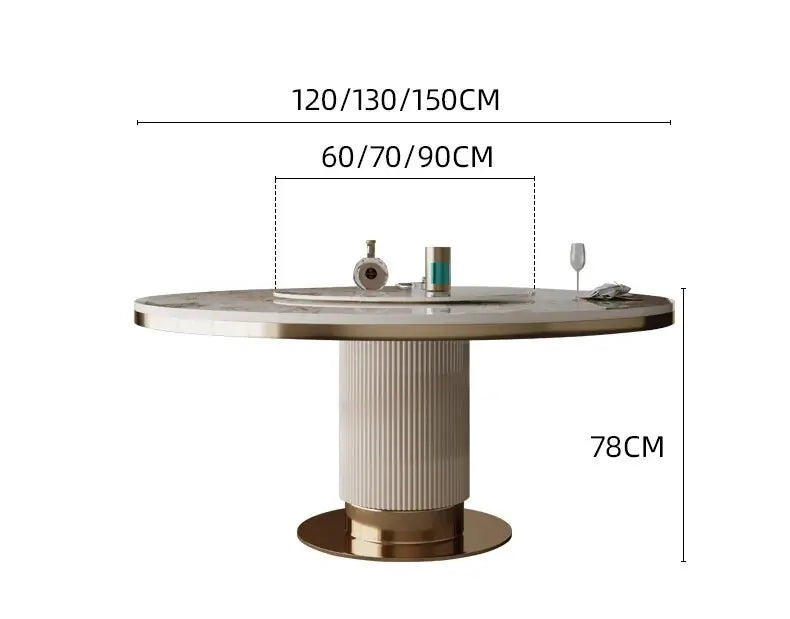 Luxurious Round Dinning Table