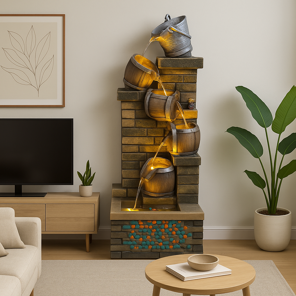 Bucket Water Fountain