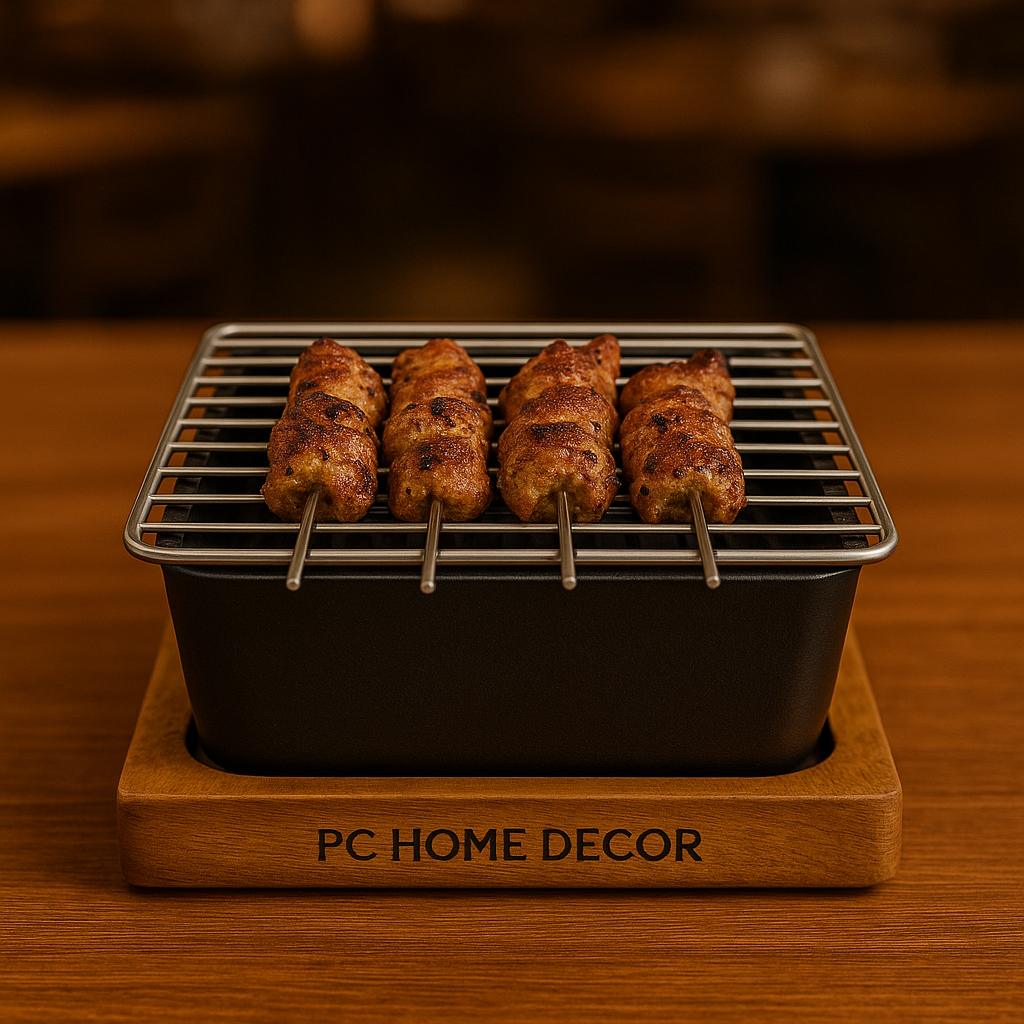 Square Grill Warmer Snacks Platter