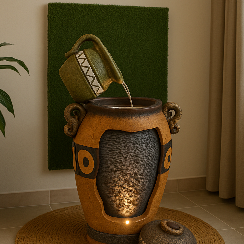 Jug Pattern Water Fountain