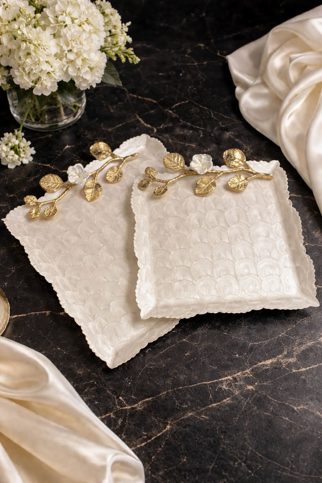Luxury Square Plate Set (Set of 2)