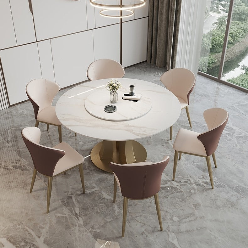 6 seater Leaf Round Dinning Table