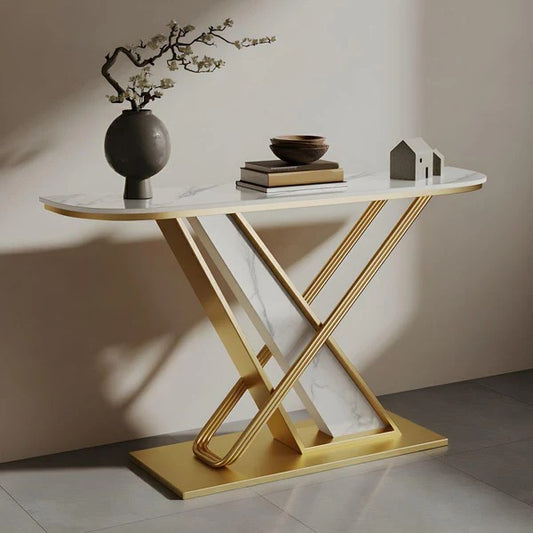 Exclusive Stainless Steel Console Table With PVD Coating