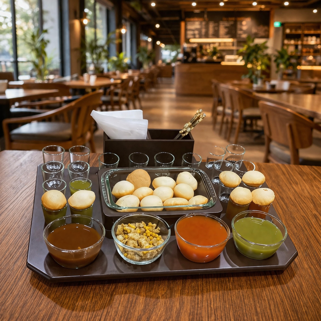 Maharaja Revolving Panipuri Platter