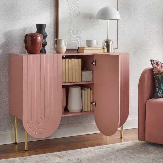 Console Table With Maple Storage