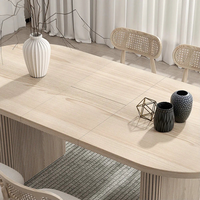 Japandi Oval 8 Seater Dinning Table
