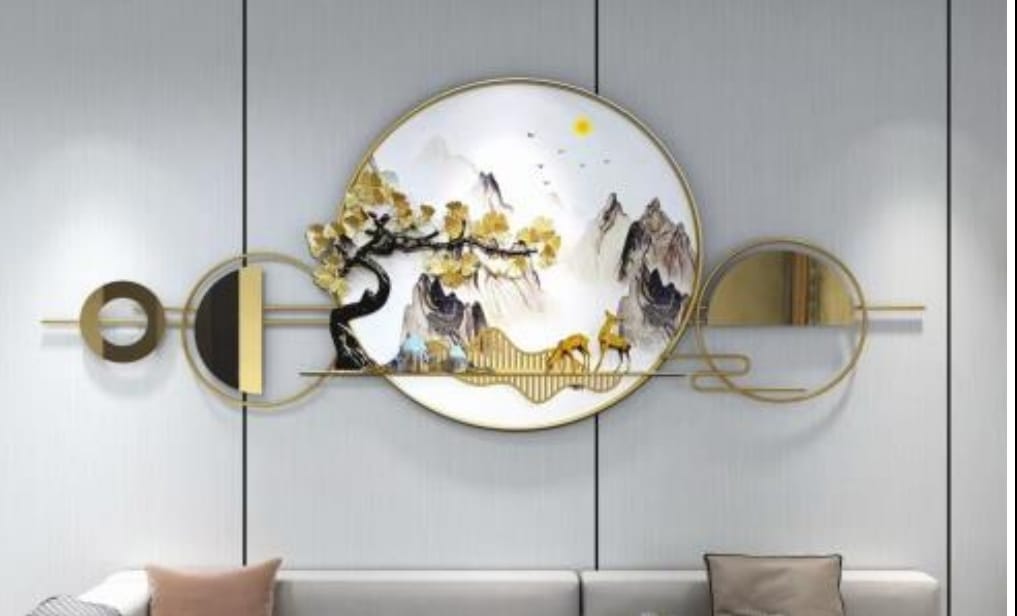 Stainless steel PVD Coated  Wall Decor
