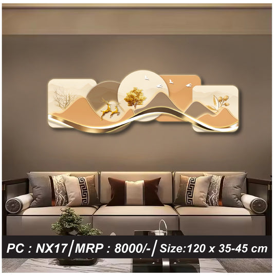 Modern Crystal Imported Wall Decor Without LED, Model  21