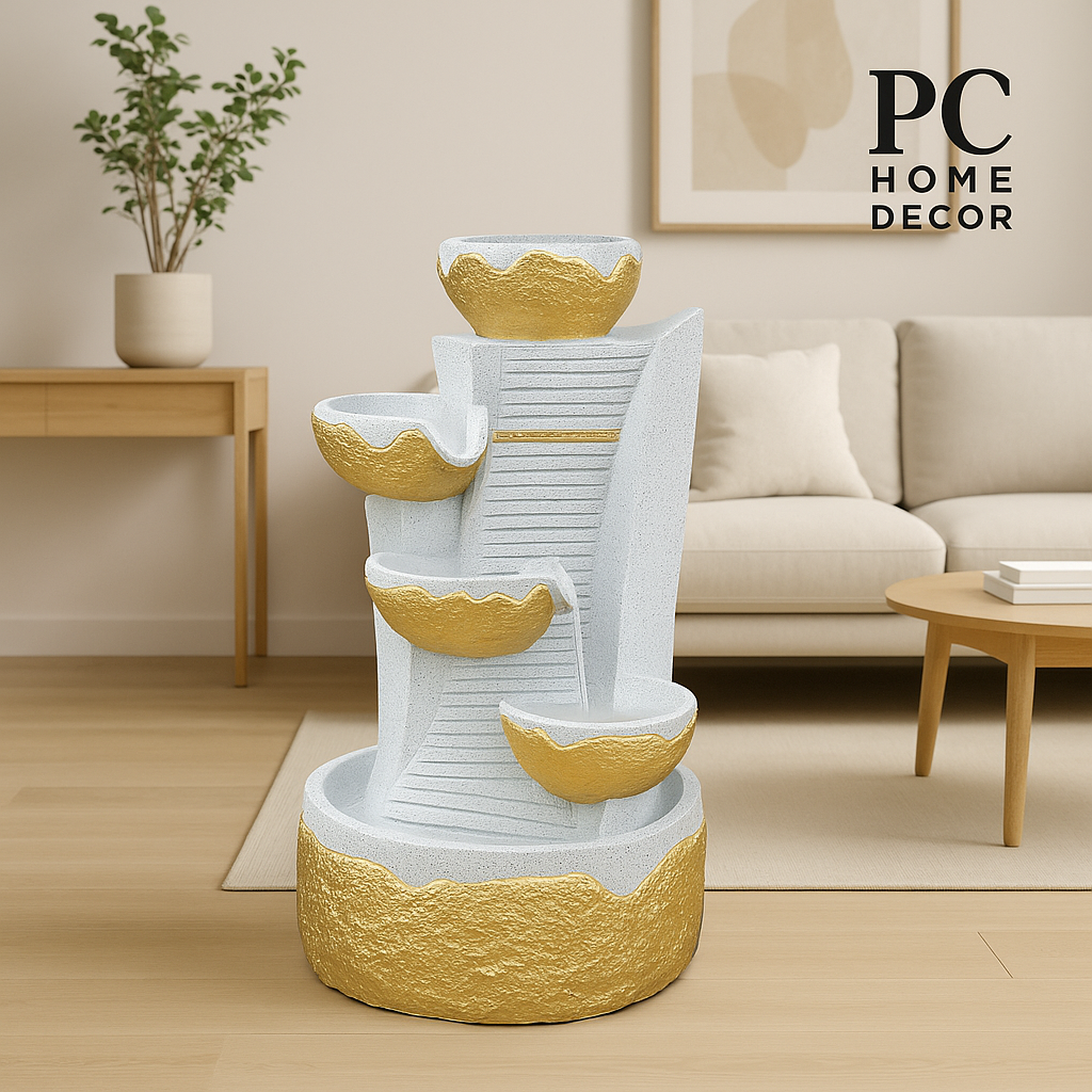 PC Home Decor | Resin Diya Fountain