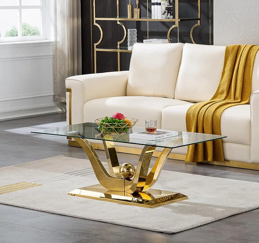 Exclusive Stainless Steel Centre Table, With PVD