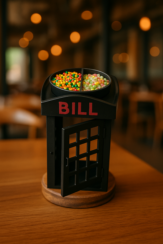 Mukhwas With Bill Folder Cage For Cafe|Hotel|Restaurant