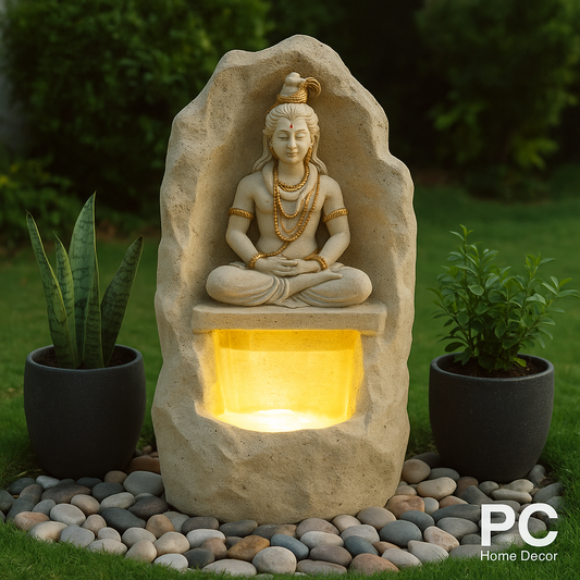 PC Home Decor | Pahad Shiva Fountain