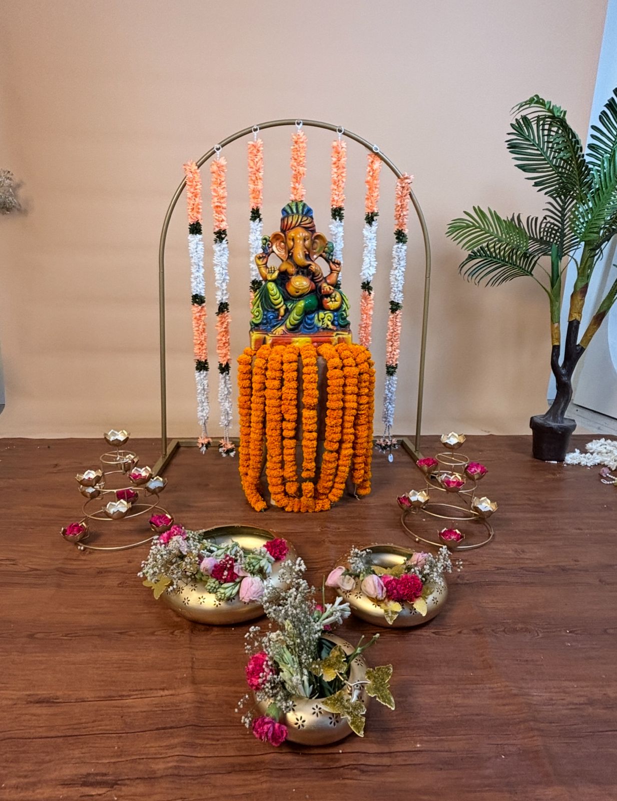 Premium Ganesha Mandap Decoration Set