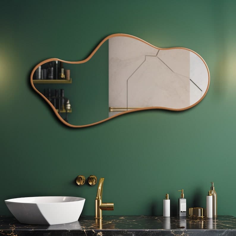 Modern Contemporary irregular wall Mirror