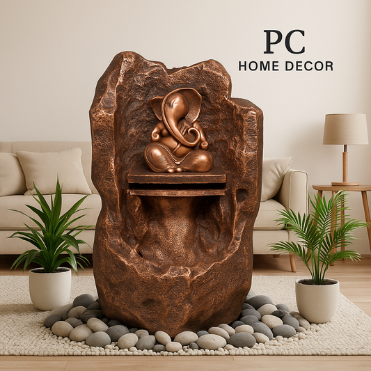 PC Home Decor | Mountain Ganesh Fountain