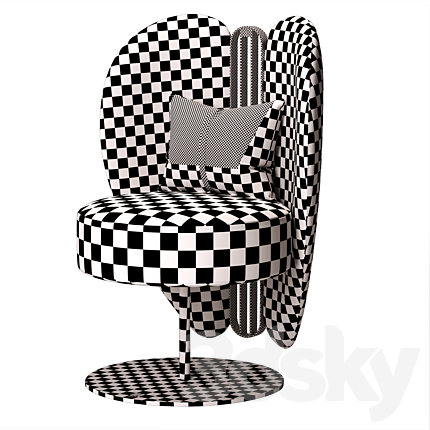 Modern Luxury Accent Chair – Leatherite Fabric | SS Frame | PVD Coated