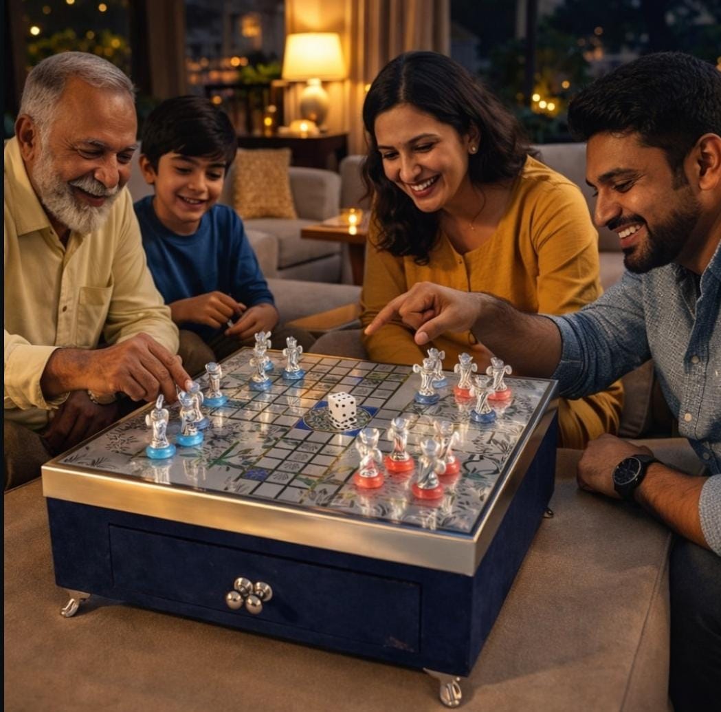 Luxury Gifting german silver Ludo