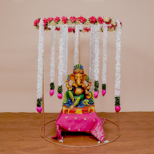 Circular Big Ganpati|Varalaxmi Vratham Backdrop