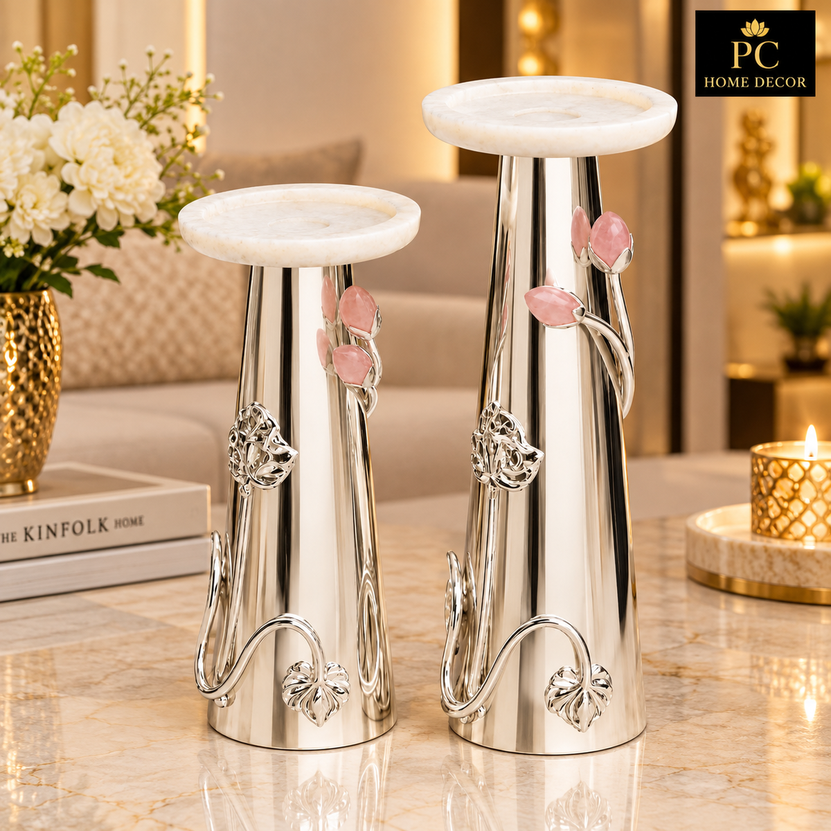 Beautiful Candle Holder Set