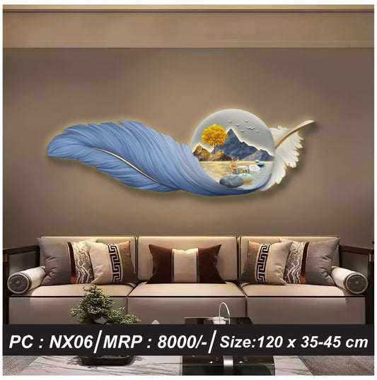 Modern Crystal Imported Wall Decor Without LED, Model 13