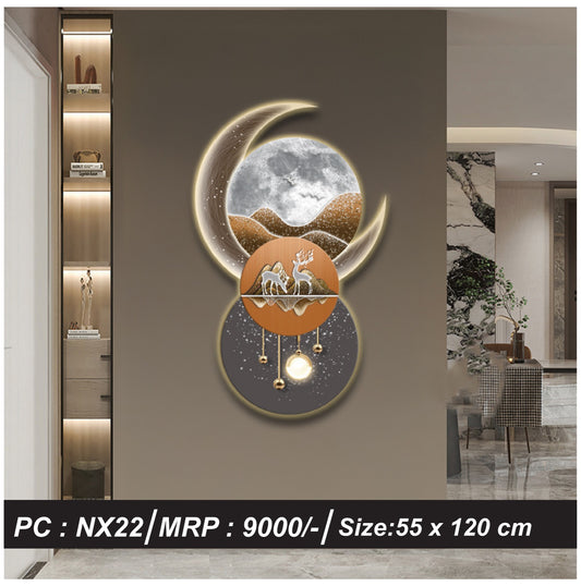 Modern Crystal Imported Wall Decor Without LED, Model 25