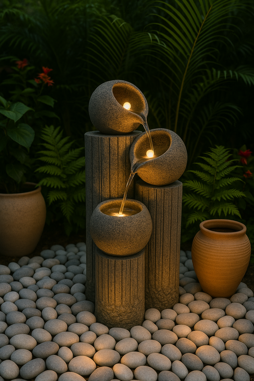 Nest Style Water Fountain For Indoor – PC HOME DECOR