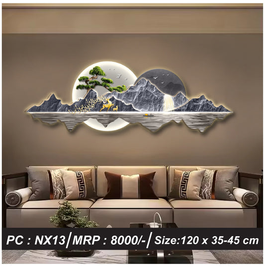 Modern Crystal Imported Wall Decor Without LED, Model 16