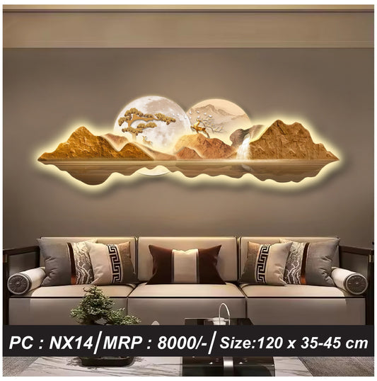 Modern Crystal Imported Wall Decor Without LED, Model 17