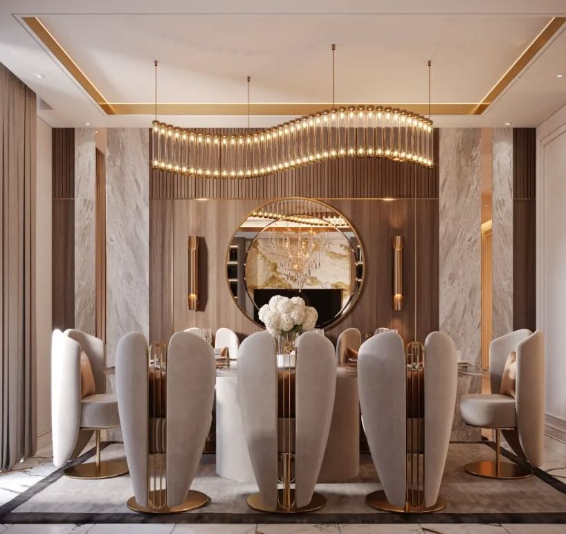 Modern Luxury Accent Chair – Leatherite Fabric | SS Frame | PVD Coated