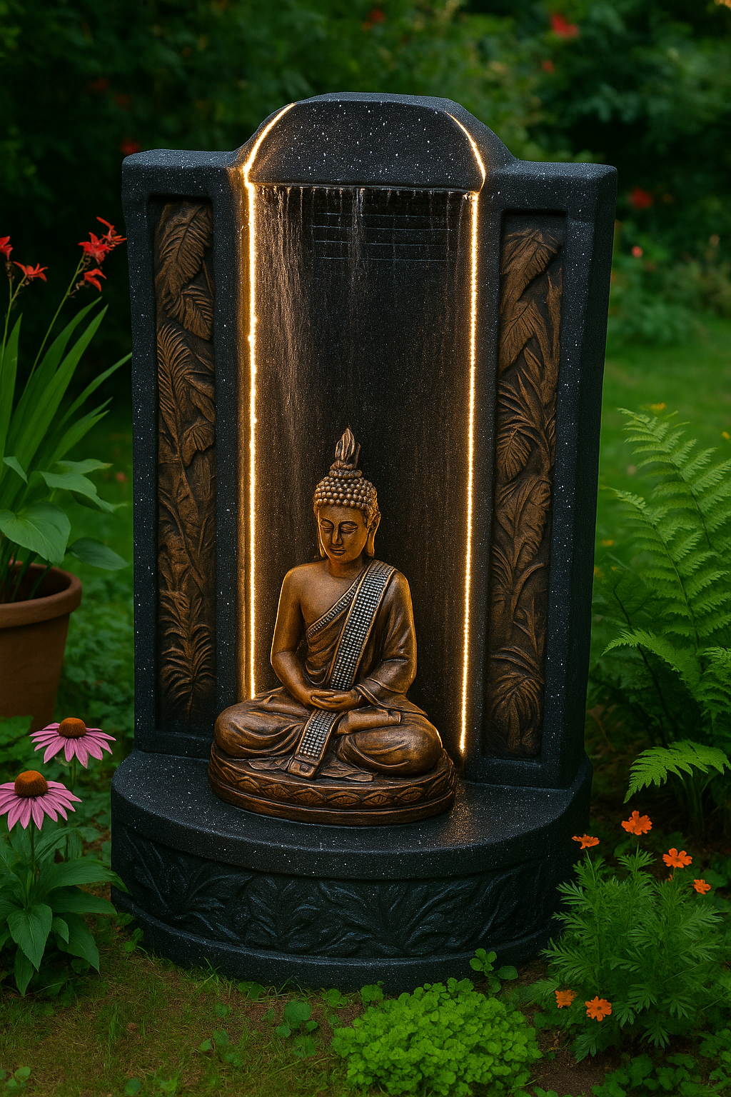 Sitting Buddha Fountain