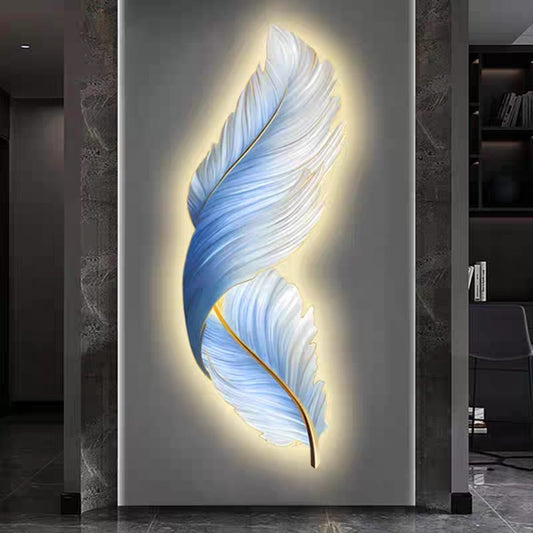 Imported LED Blue Leaf For Living Room