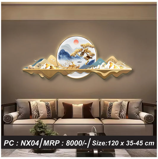 Modern Crystal Imported Wall Decor Without LED, Model 12