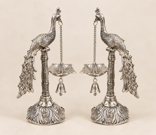 Peacock Samai Pair, Set of 2 pcs