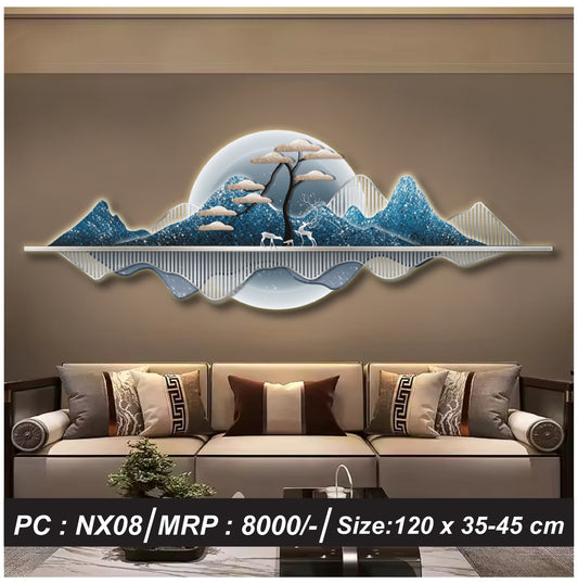 Modern Crystal Imported Wall Decor Without LED, Model 14
