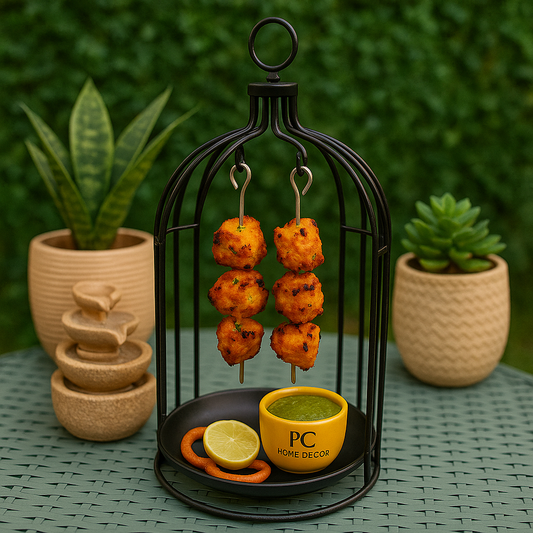 Cage Paneer Tikka Stand- Elevate Your BBQ Experience