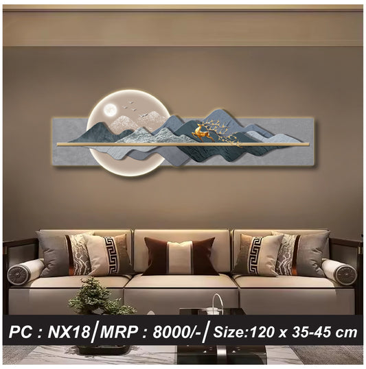 Modern Crystal Imported Wall Decor Without LED, Model 22