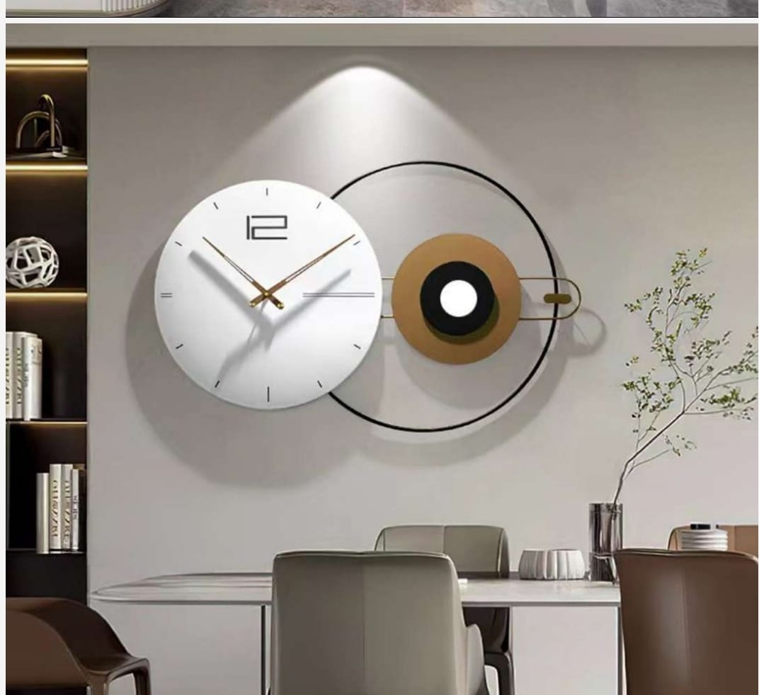 Imported Black And White Wall Clock