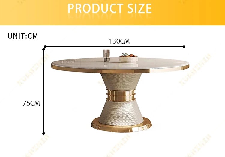 Round Luxury 6 seater Round Dinning Table