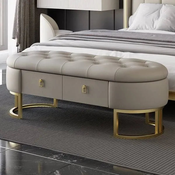Modern Bedroom Bench With Drawers