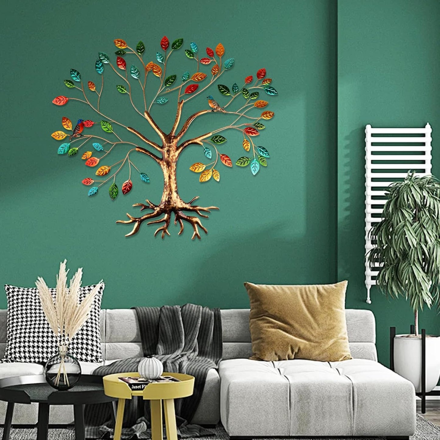 Multi Colour Tree Wall Decor