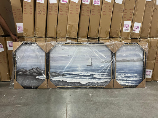 Luxury 3D Crystal painting Wall Decor, Set of 3