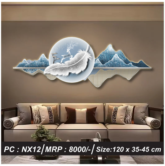 Modern Crystal Imported Wall Decor Without LED, Model 18