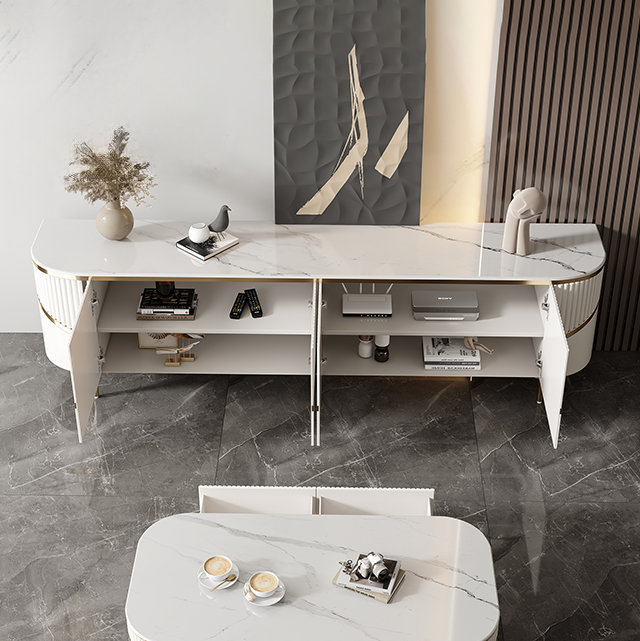 Sleek Modern TV Unit For Living Room