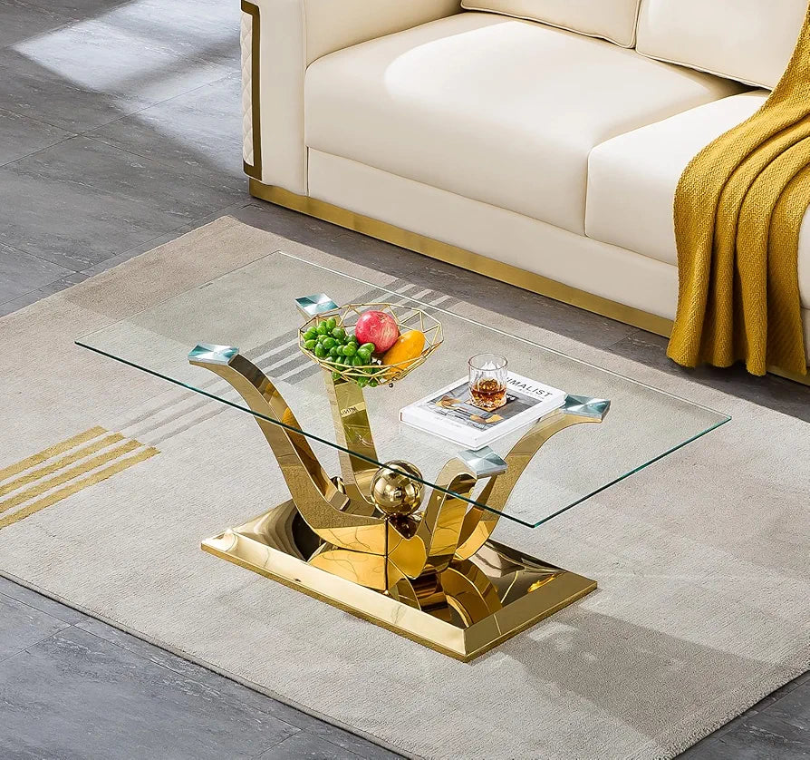 Exclusive Stainless Steel Centre Table, With PVD