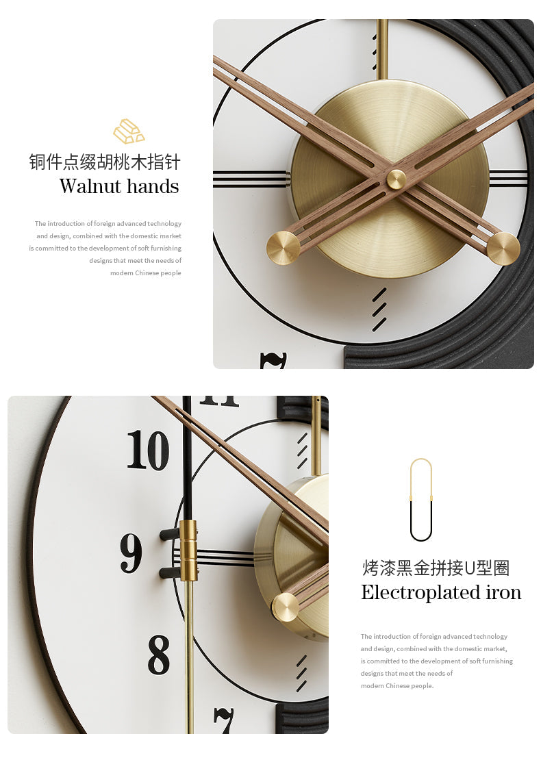 The Touch of Suave - Luxe Wall Clock