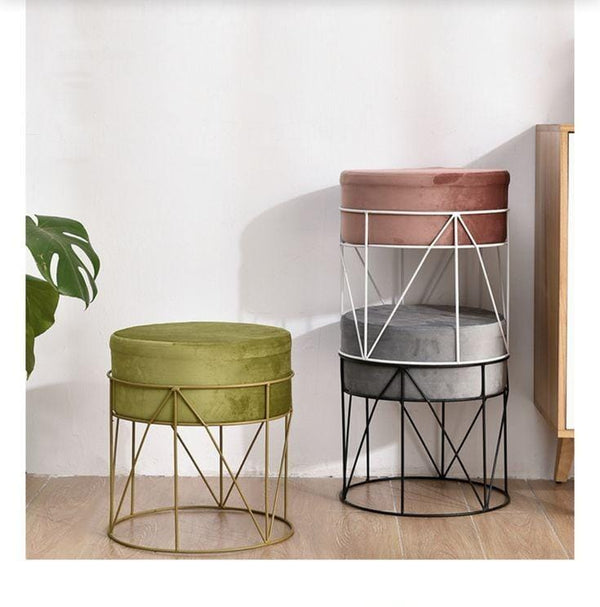 Buy Circular Elegance: Round Puff At PC Home Decor – PC HOME DECOR